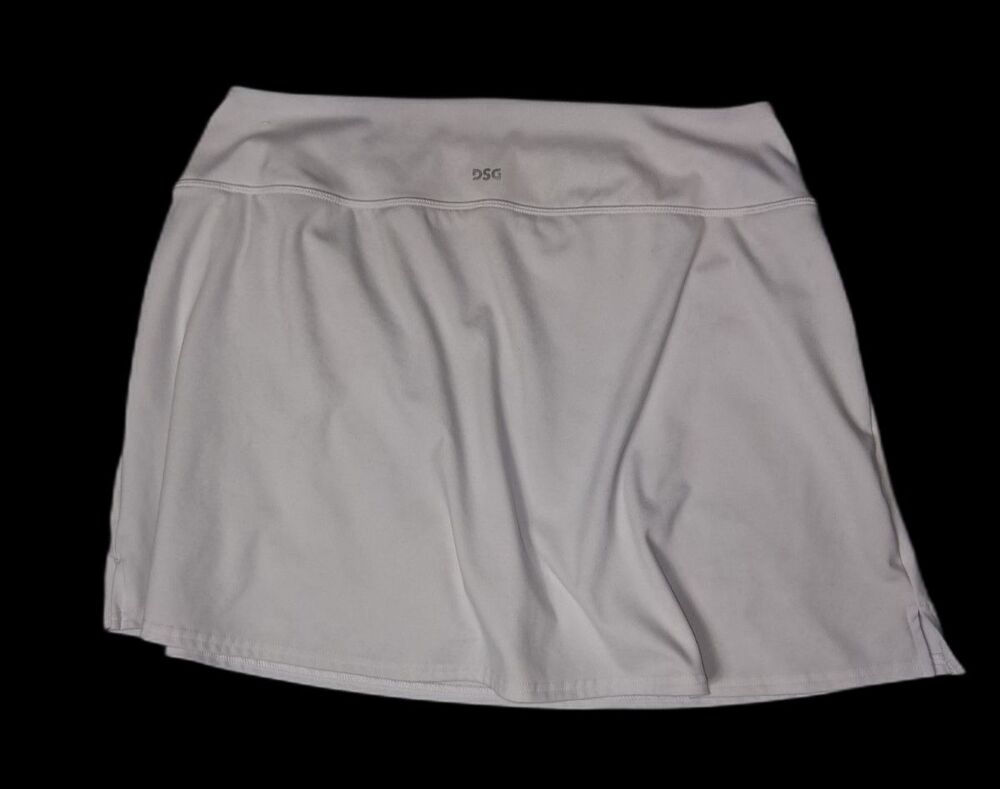 DSG Athletic Tennis Skort Large White Pickleball Golf Breatheable Activewear - Picture 9 of 9